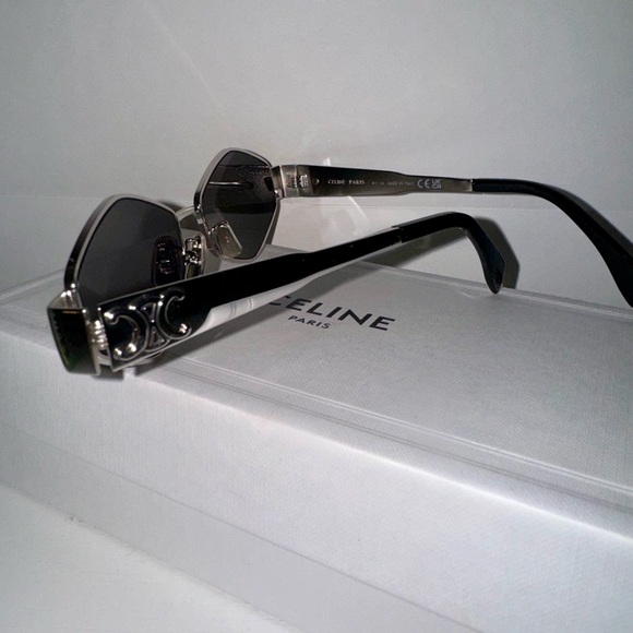 CELINE Metal Triomphe 54MM Geometric Sunglasses - Picture 5 of 5